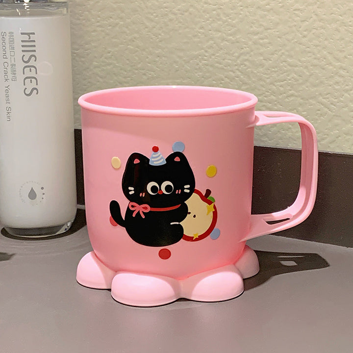 Keramiktasse mit Liebevollem Katzenmotiv Karnz