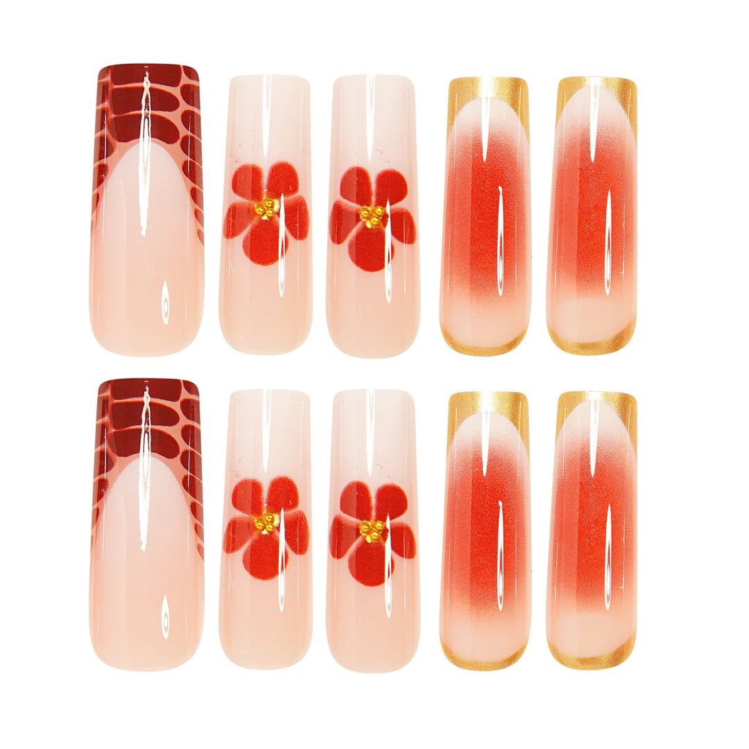 Premium Lange Acryl Nagelverlängerungen Karnz