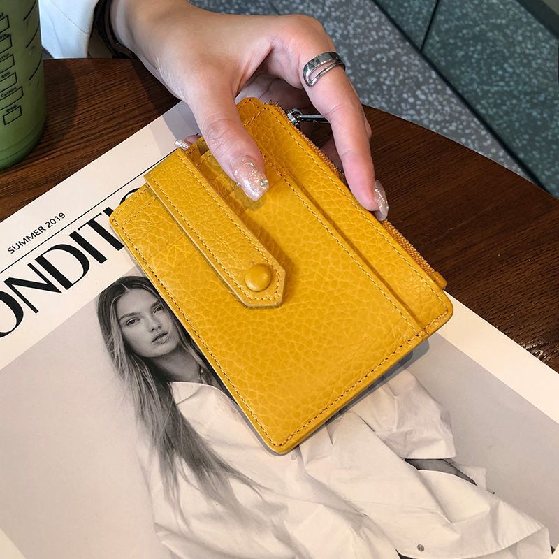 Premium Leder Multi-Kartenhalter Geldbörse