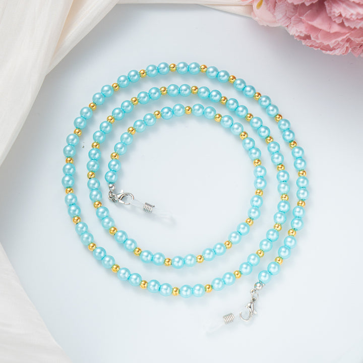 Stylische Perlen-Brillenband Karnz