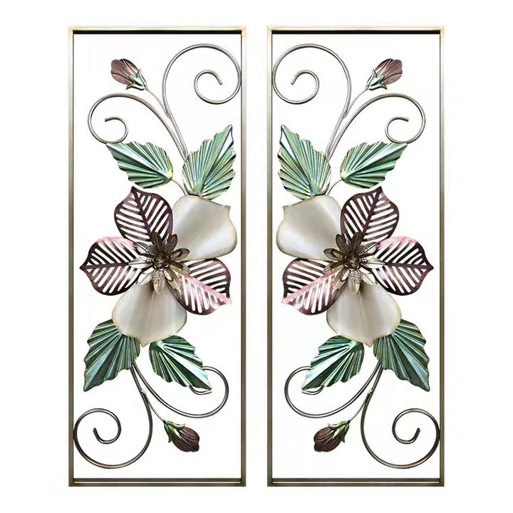 Dekorative florale Metallwandkunstplatten Karnz