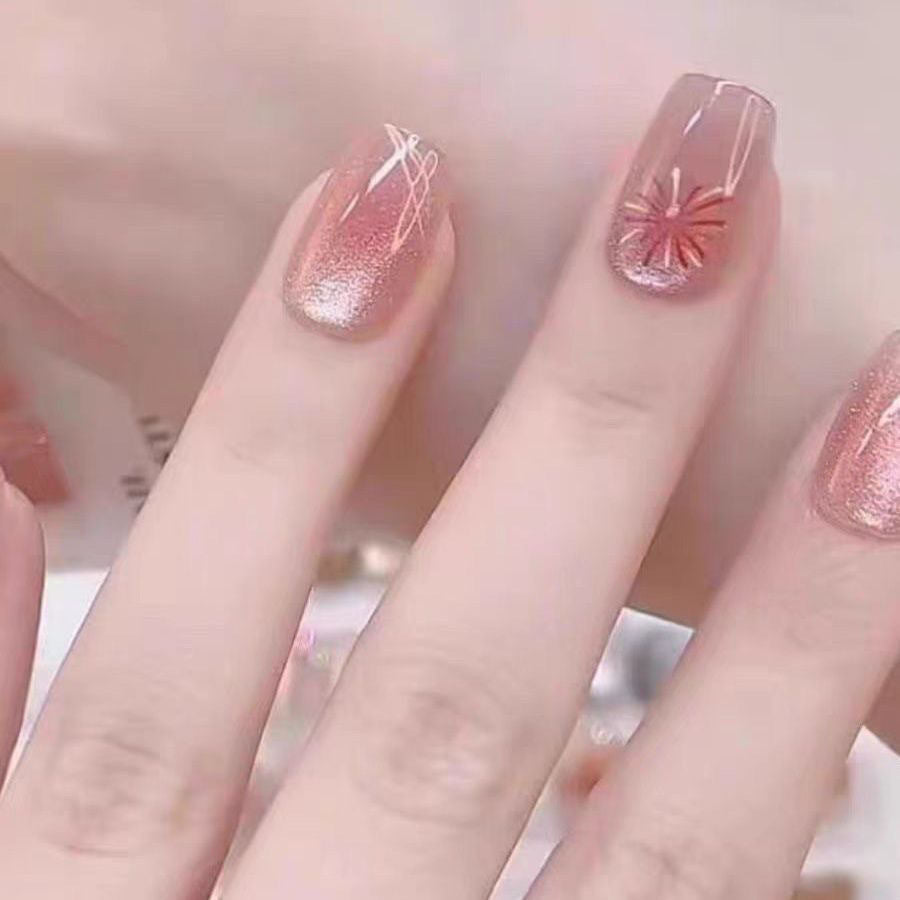 Premium Floral Press-On Nail Kollektion Karnz