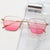 Damen modische viereckige Brille mit minimalistischer Rahmenstruktur Karnz