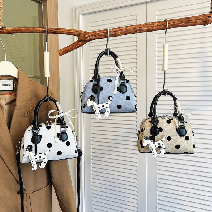 Verspielte Polka-Dot-Mini-Handtasche Karnz