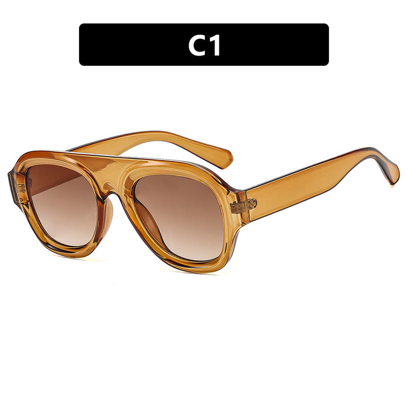 Damen oversized Sonnenbrille mit modernem Design und UV-Schutz Karnz