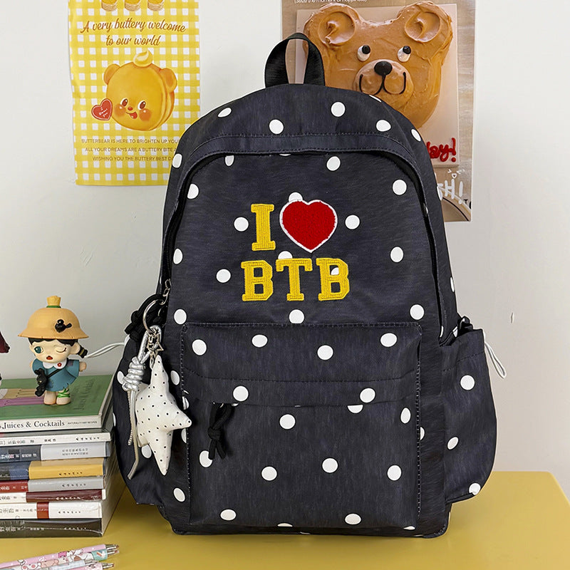 Stylischer gepunkteter Grafik-Rucksack Karnz