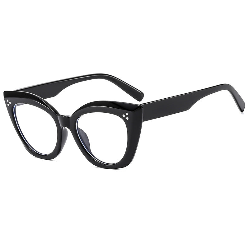 Damen Cat-Eye Sonnenbrille mit luxuriösen Akzenten Karnz