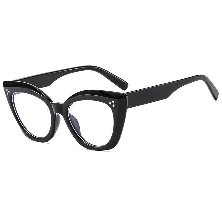 Damen Cat-Eye Sonnenbrille mit luxuriösen Akzenten Karnz