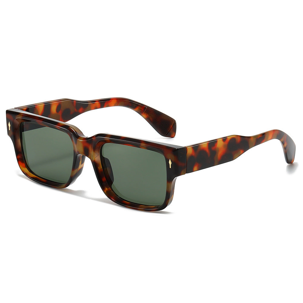 Bold Geometrische Quadratische Sonnenbrille Karnz