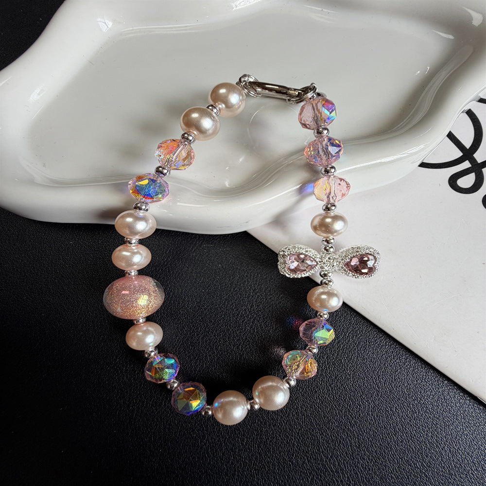 Elegante Perlen Charm-Armband Karnz 1790135826