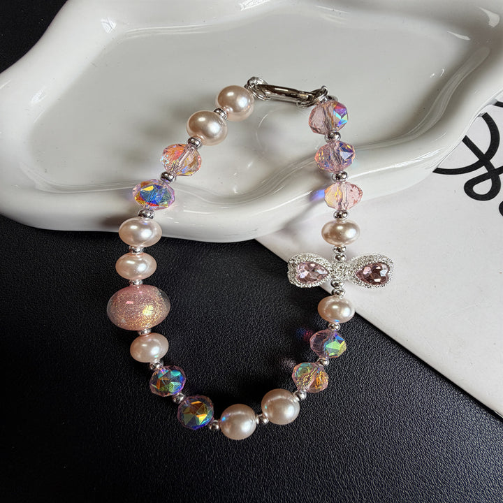 Elegante Perlen Charm-Armband Karnz 1790135826