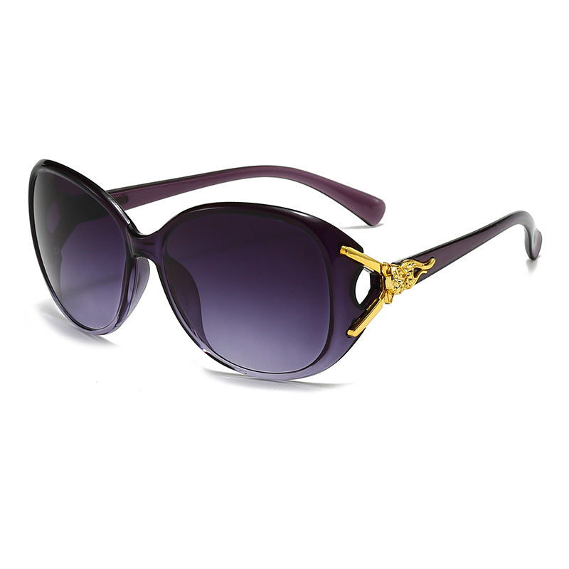 Elegante Übergroße Schmetterlingssonnenbrille