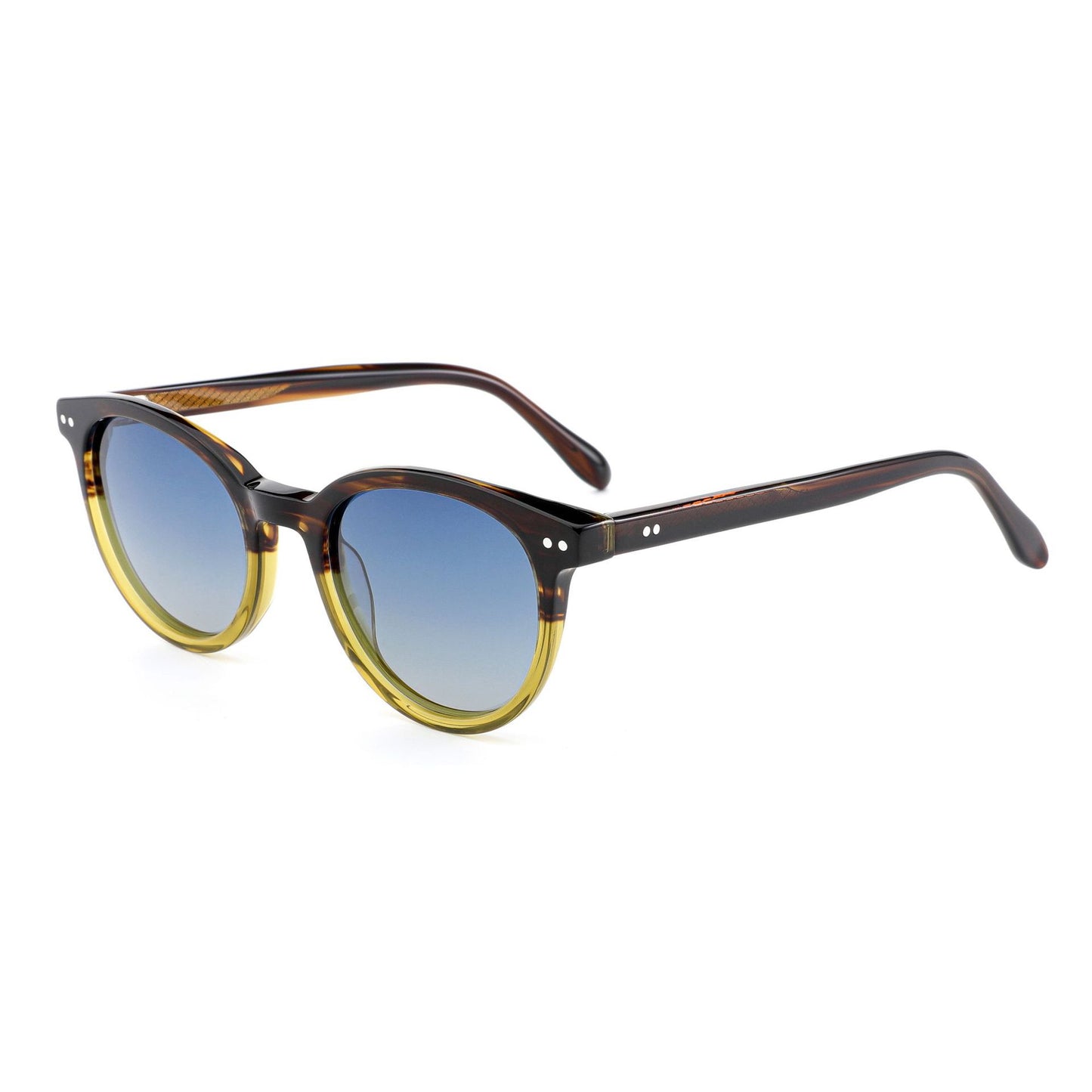 Damen stilvolle Rundschnitt-Sonnenbrille Karnz