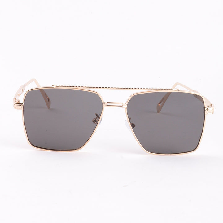 Damen oversized Sonnenbrille mit elegantem Metallrahmen Karnz