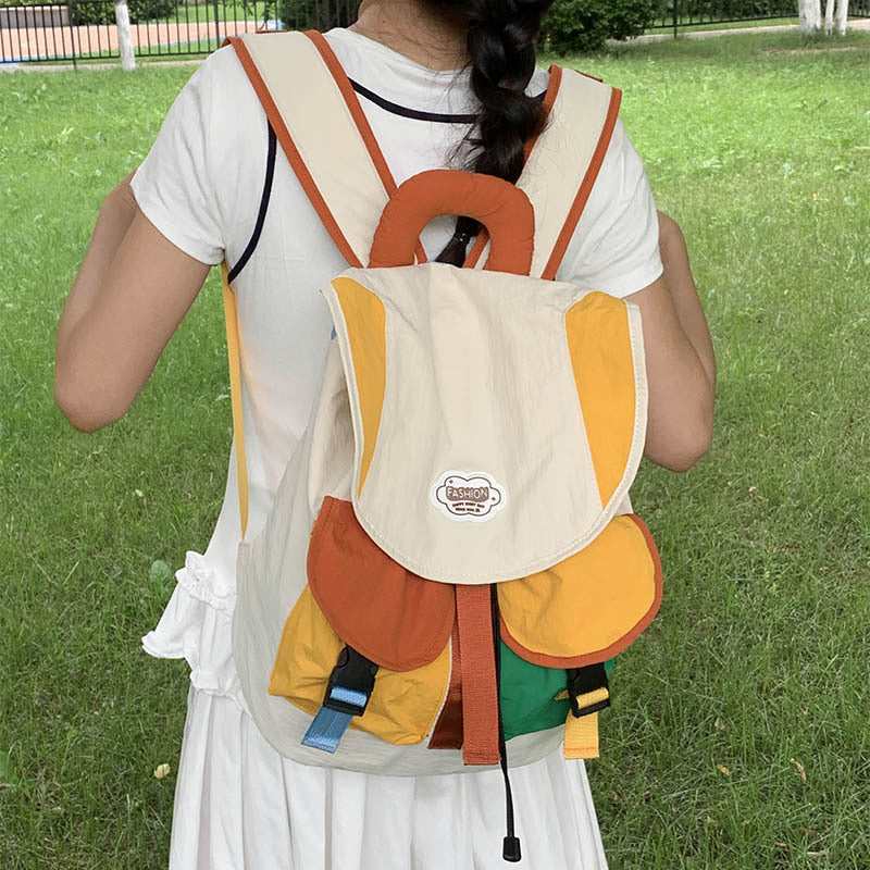 Buntes Patchwork Rucksack Karnz