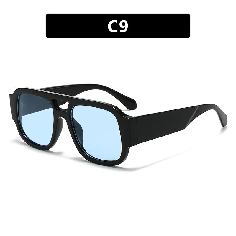 Damen moderne Sonnenbrille im eleganten Rechteckdesign Karnz