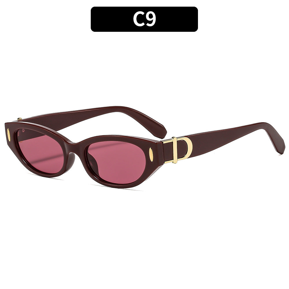 Stylische Vintage-inspirierte Katzenaugen-Sonnenbrillen