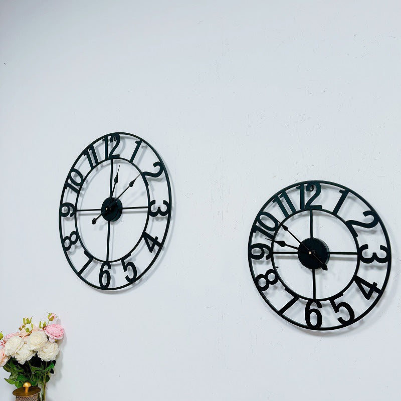 Moderner Minimalistischer Wanduhrdesign Karnz