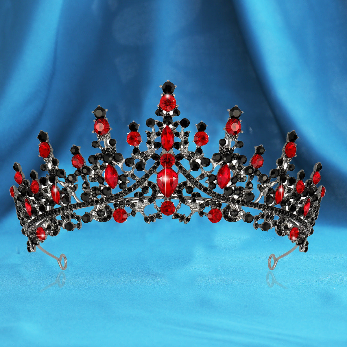 Damen Strass Tiara mit funkelnden Edelsteinen Karnz