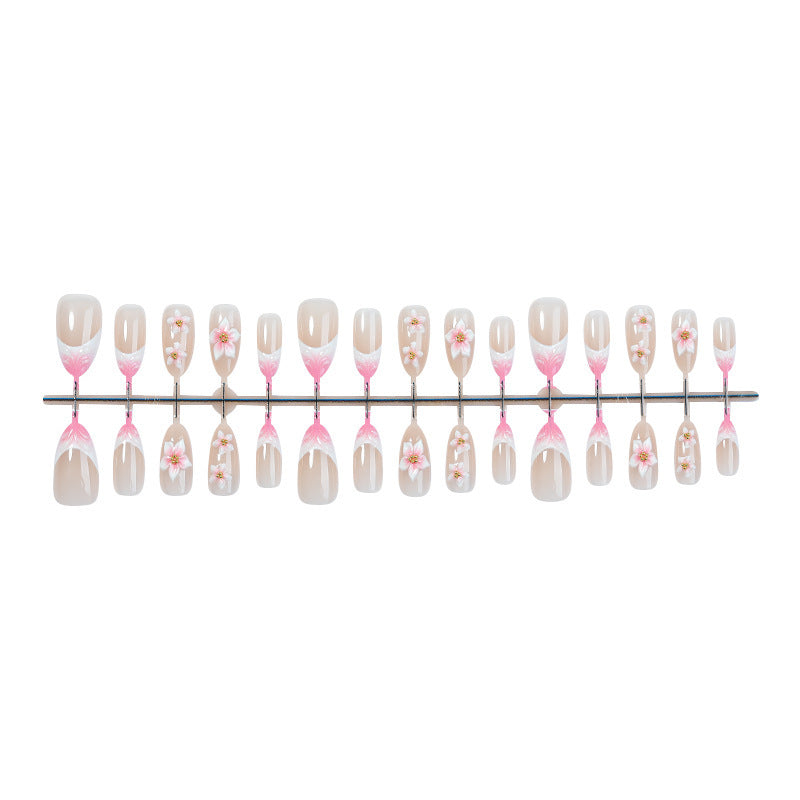 Kunstnagelset mit floralen Designs Karnz