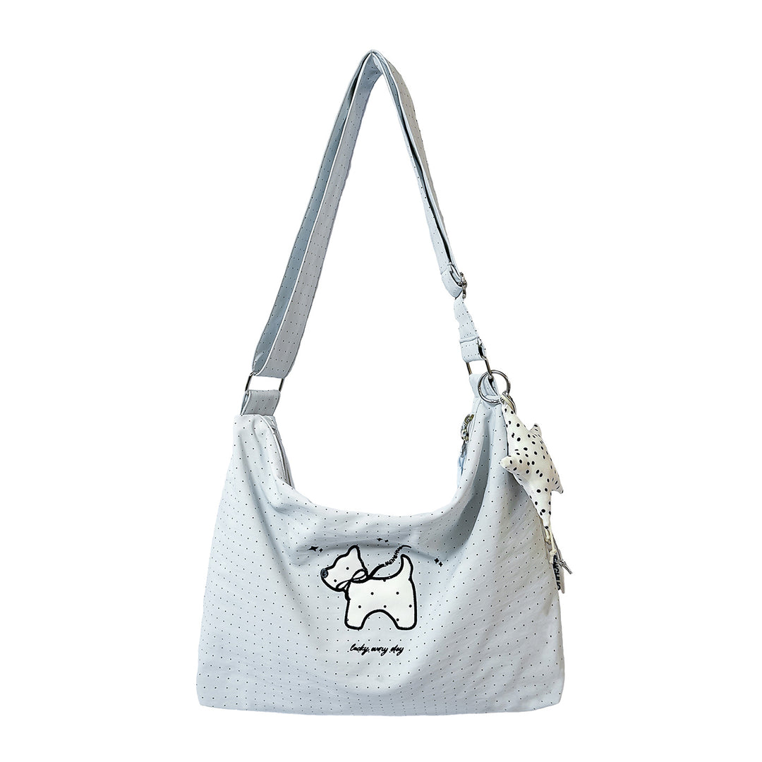 Lässige Grafik Schultertasche Karnz