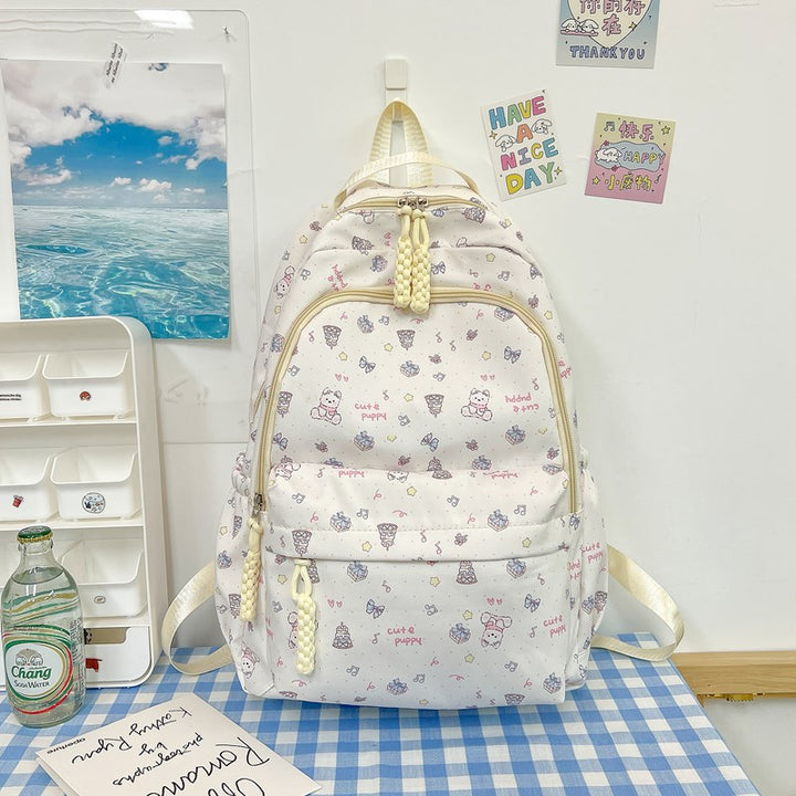 Verspielter Charakterdruck Rucksack
