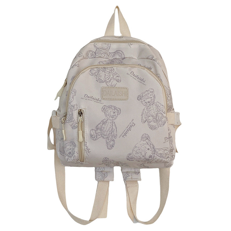 Teddybär Muster Rucksack