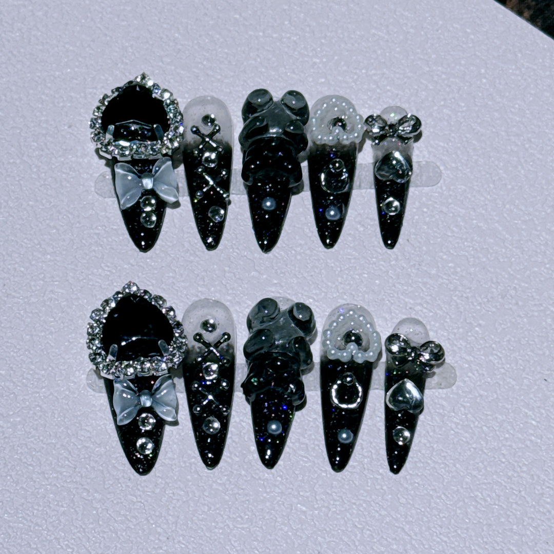 Glamouröse Nagelkunst Verlängerungen