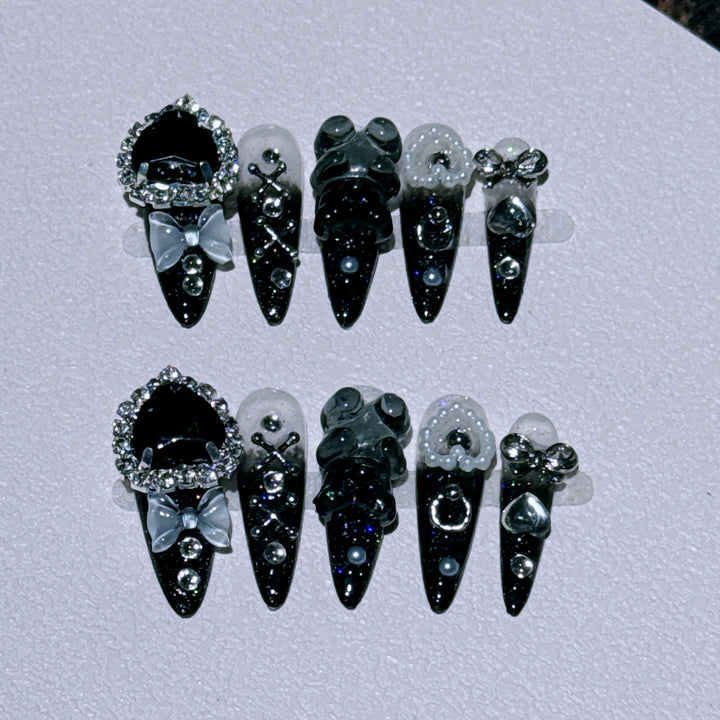 Glamouröse Nagelkunst Verlängerungen