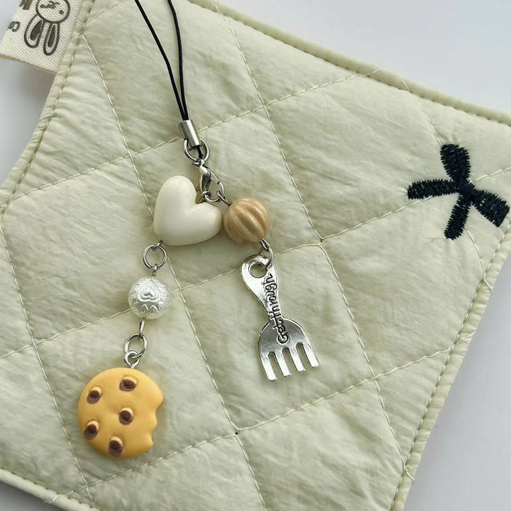Verspielter food-themed Charm Schlüsselanhänger Karnz