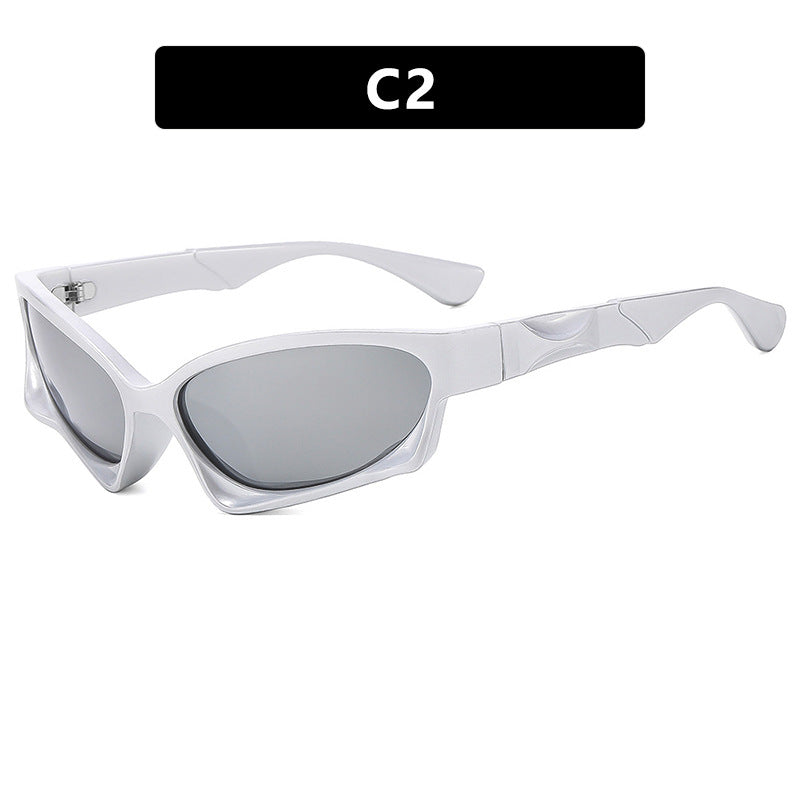 Damen sporty Sonnenbrille mit modernem, aerodynamischem Design Karnz