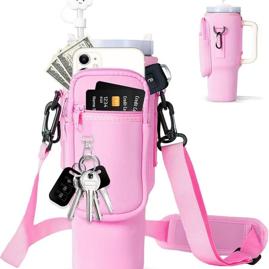Damen Multifunktionale Kaffeebecher-Umhängetasche Karnz
