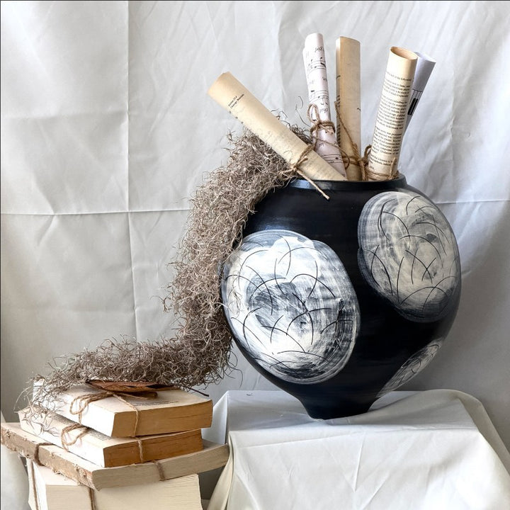 stilvolle dekorative vase