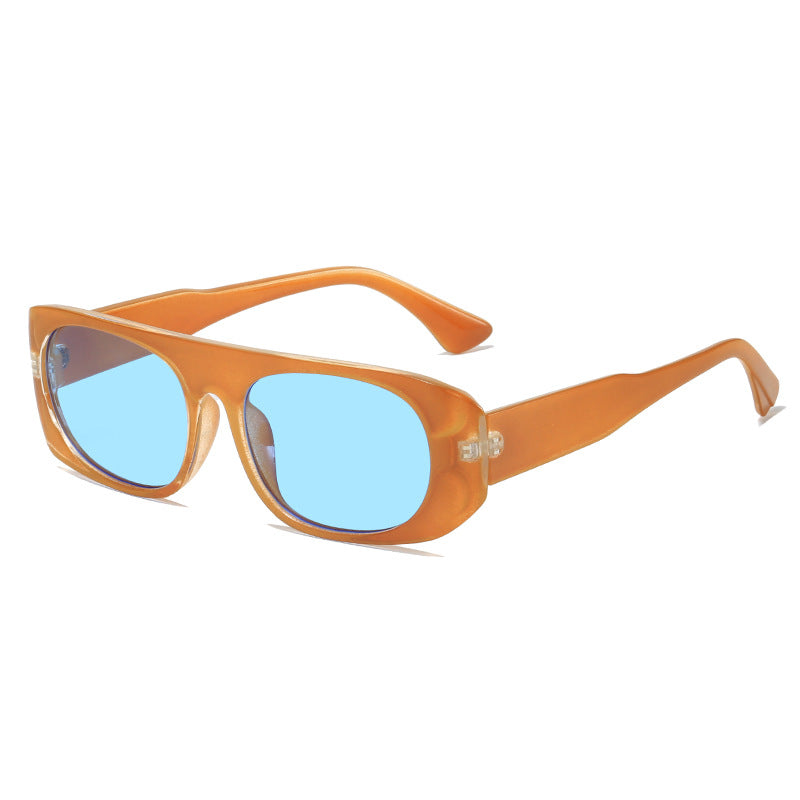 Damen modische Sonnenbrille im eleganten Schilddesign Karnz