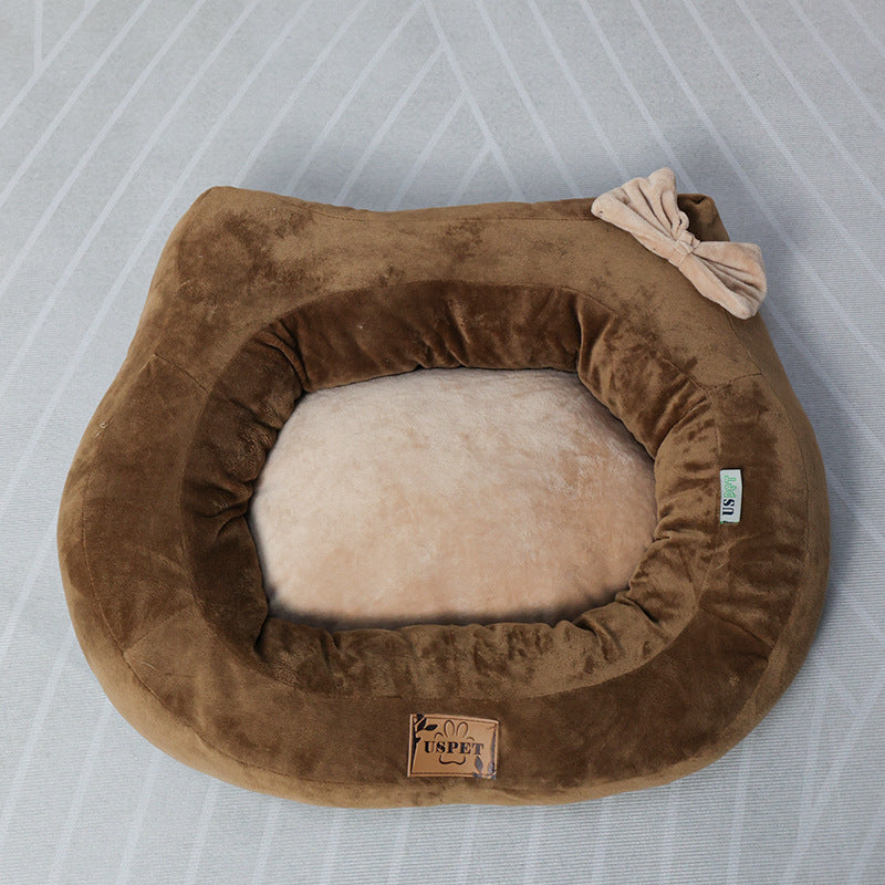 Weiches Stoff-Hundebett