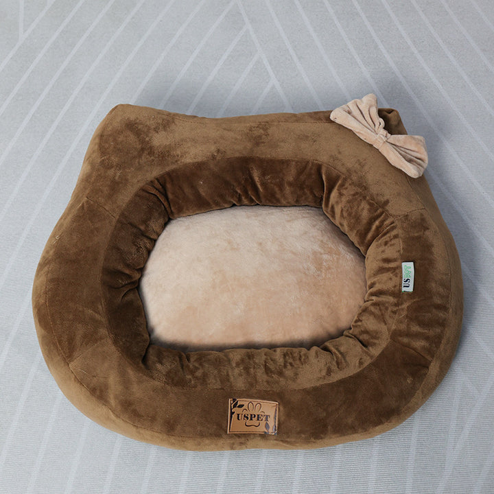 Weiches Stoff-Hundebett