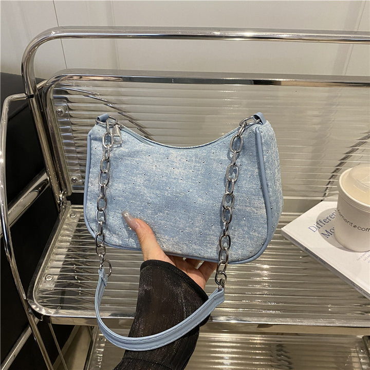 Stylische Hobo-Tasche mit Kettengriffen Karnz