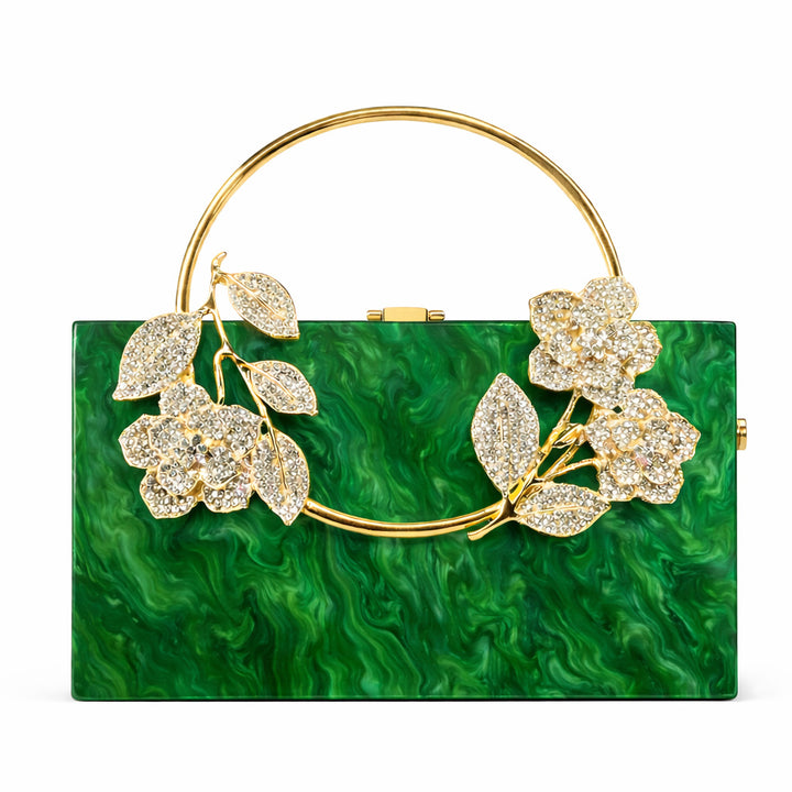 Statement Floral Verziertes Clutch