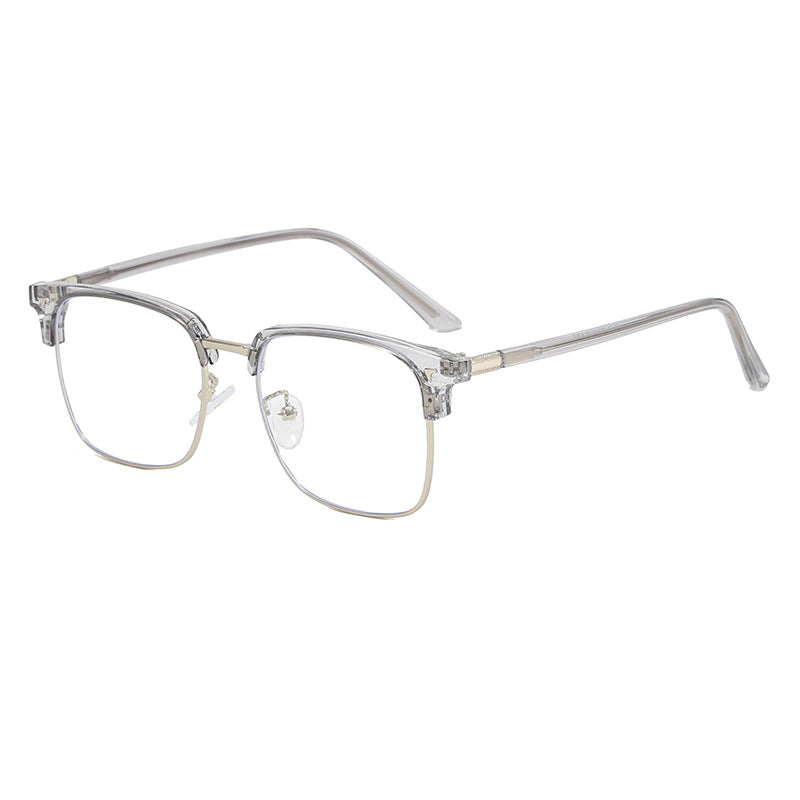 Damen elegante quadratische Brille mit leichtem Metallrahmen Karnz