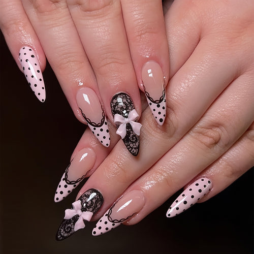 Chic Elegante Druck auf Nagelspitzen Karnz