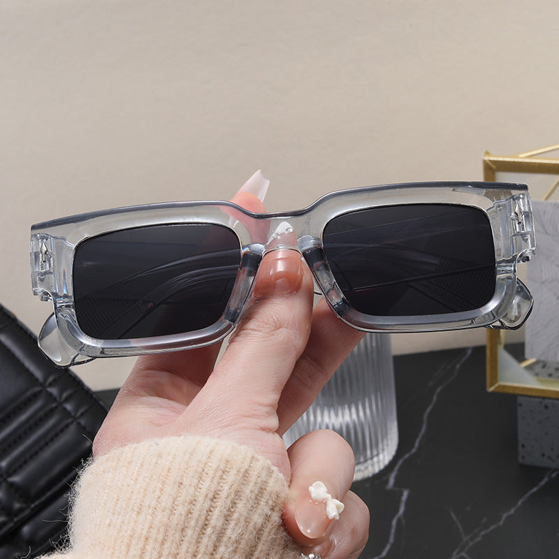 Damen Modische rechteckige Sonnenbrille mit hochwertigen Gläsern Karnz