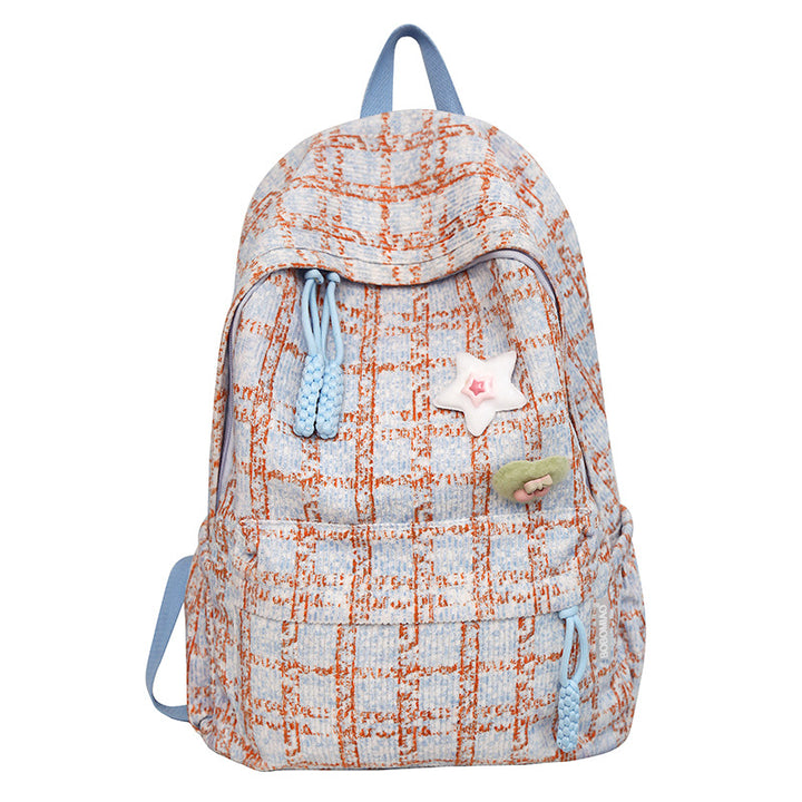 Dekorativer mit Blumen verzierten Rucksack