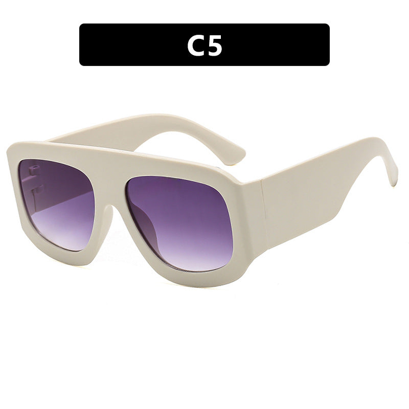 Damen modische Oversized Sonnenbrille mit markantem Design Karnz