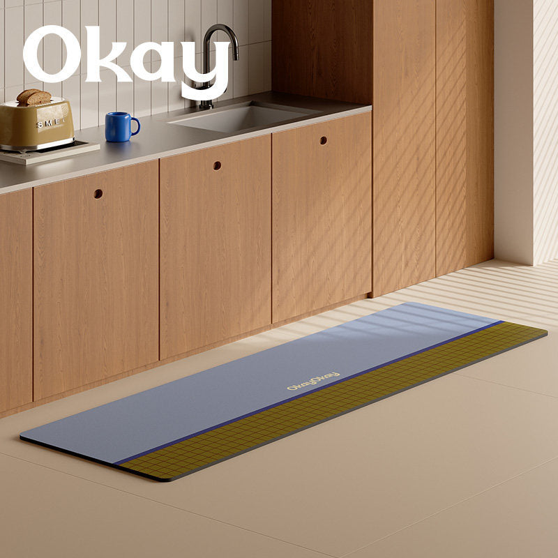 Anti-Fatigue Long Kitchen Runner Mat with Memory Foam Support