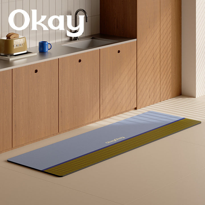 Anti-Fatigue Long Kitchen Runner Mat with Memory Foam Support