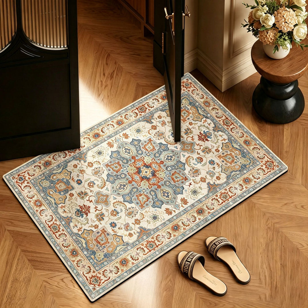 Elegante von Vintage inspirierte Badematte Karnz