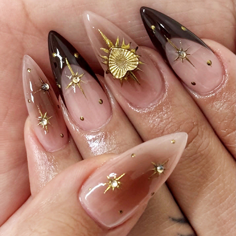 Luxus-Themen Press-On-Nagelset Karnz
