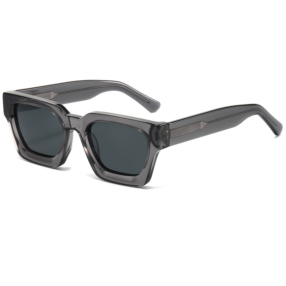 Damen designer Sonnenbrille mit modernem, quadratischem Rahmen und UV-Schutz Karnz