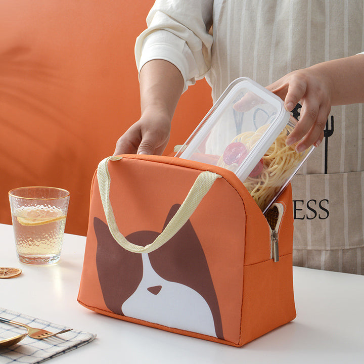 Spaßiger Pinguin-Themen Isolierte Lunchbox