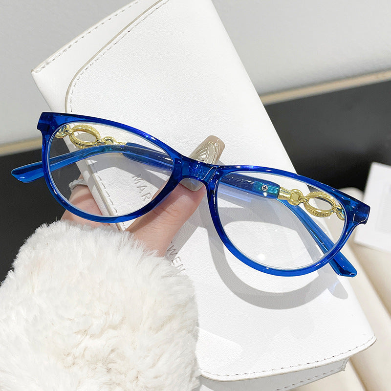 Damen elegante Cat-Eye Brille Karnz
